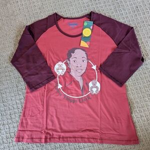 Svaha Red Raglan Shirt